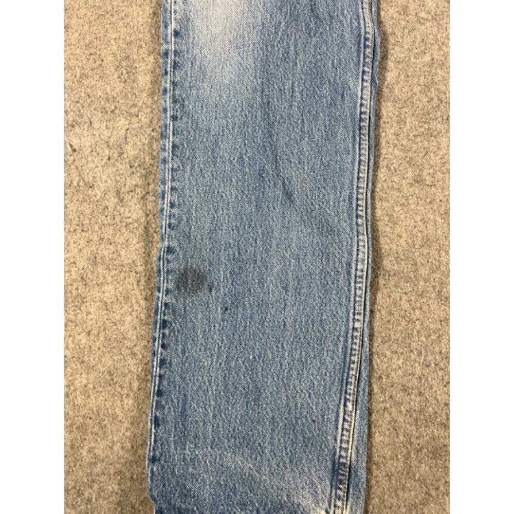 VTG 80s Levis 501 Jeans Men 34x34 Blue Light Wash Straight Distressed Streetwear - Picture 13 of 13